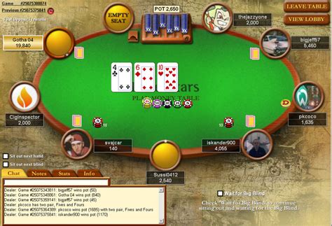 Jouer Au Poker Gratuit En Francais