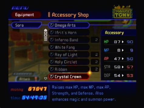 Kingdom Hearts 1 5 Max Acessorio Slots