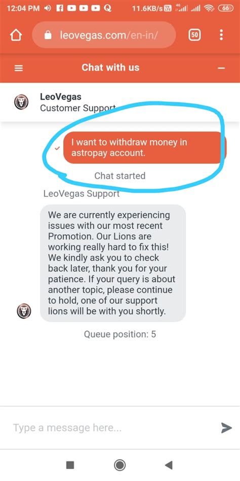 Leovegas Delayed Withdrawal And Bank Charges