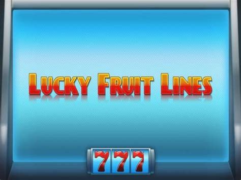 Lucky Fruit Lines Bwin