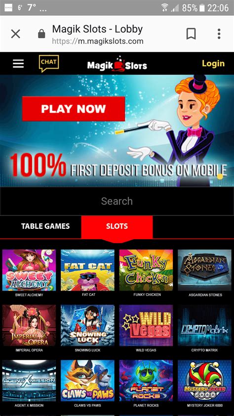 Magik Slots Casino Mobile