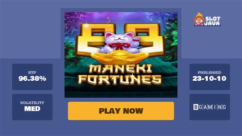 Maneki 88 Fortunes Pokerstars
