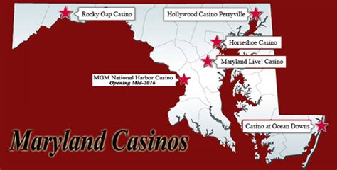 Maryland Casino Mapa