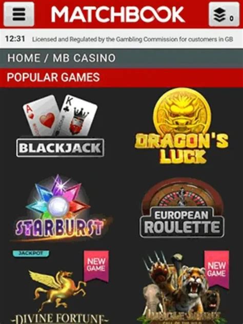 Matchbook Casino Mobile