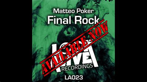Matteo Poker Rock