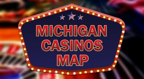 Michigan Locais De Casino Mapa