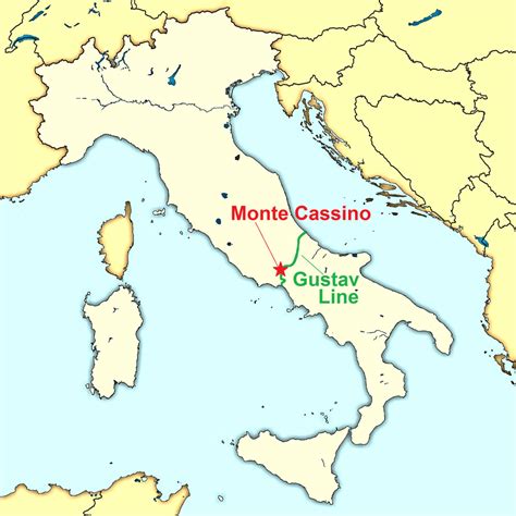 Monte Cassino De Fourways Mapa
