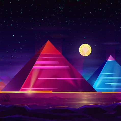 Neon Pyramid Bwin