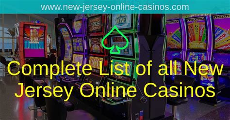 Nova Jersey Casino Lista Negra
