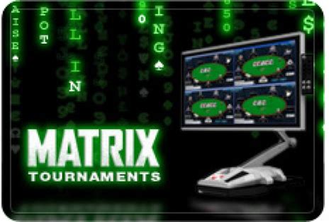 O Full Tilt Poker Os Torneios Matrix