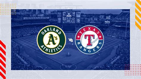 Oakland Athletics vs Texas Rangers pronostico MLB