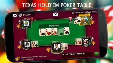 Online Texas Holdem App Para Android