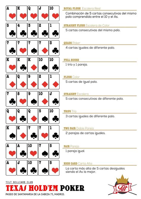 Orden De Los Palos De Poker