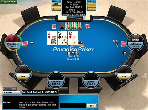 Paradise Poker V Mobilu