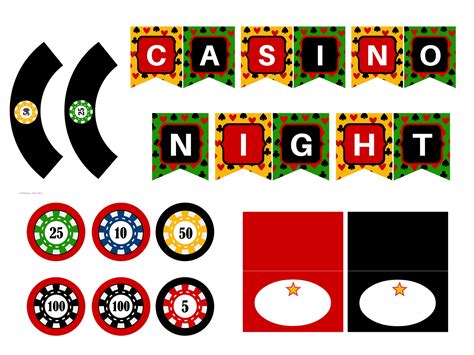 Party Casino Printables