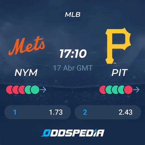 Pittsburgh Pirates vs New York Mets pronostico MLB