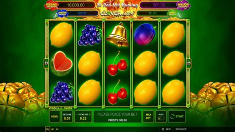 Play 25 Red Hot Burning Clover Link Slot