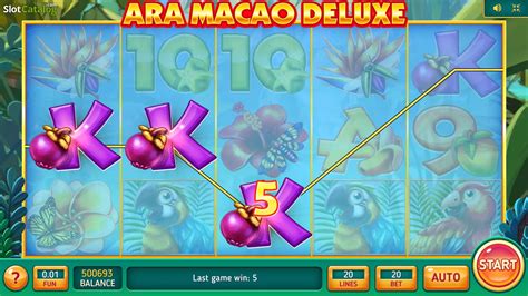 Play Ara Macao Deluxe Slot