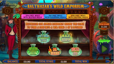 Play Balthazar S Wild Emporium Slot