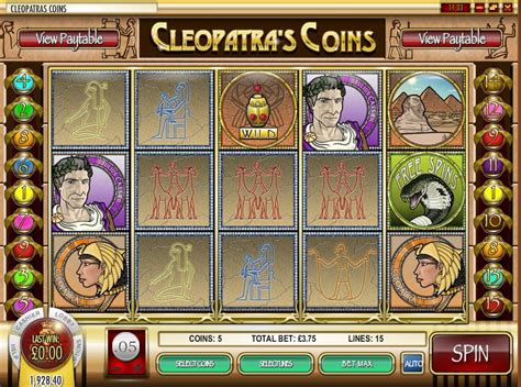 Play Cleopatra S Coins Slot