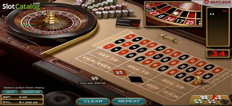 Play European Roulette Nucleus Slot