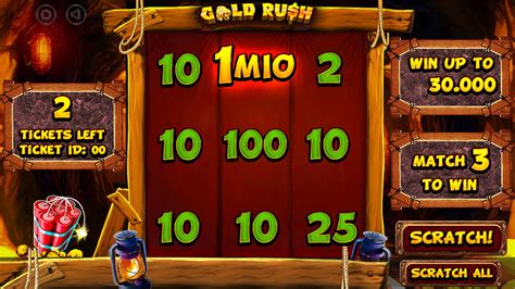 Play Gold Rush Scratchcard Slot