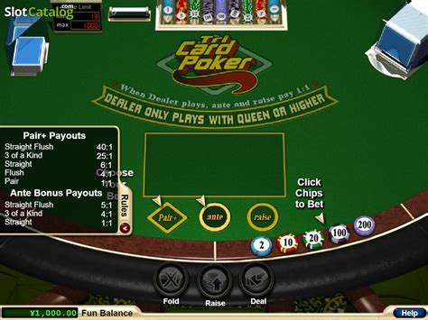 Play Tri Card Poker 2 Slot