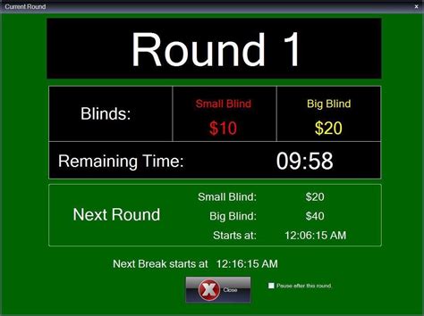 Poker Blinds Temporizador De Software