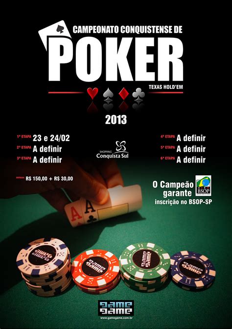 Poker Cartaz Texas Holdem