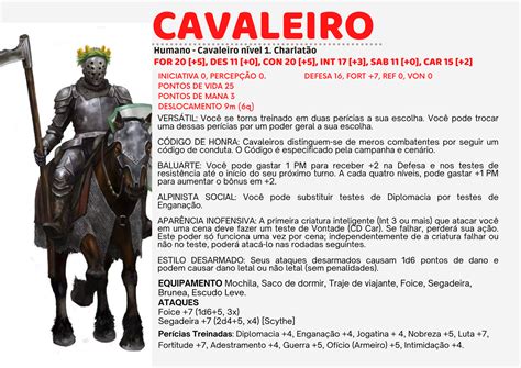 Poker Cavaleiros Fichas De Revisao