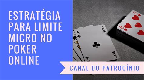 Poker Com Limite De Estrategia Online