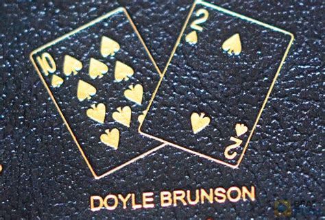 Poker Doyle Brunson 10 2