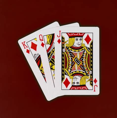 Poker Em Linha Reta Jack Rainha Rei As 2