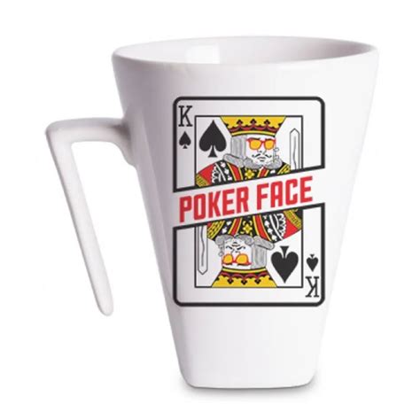 Poker Face Caneca