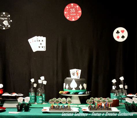 Poker Festa De Aniversario Decoracoes