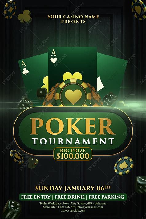 Poker Flyer Modelo Livre