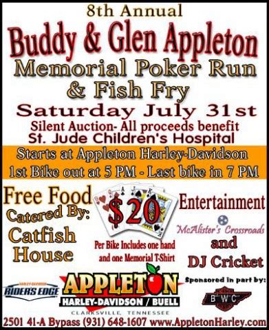 Poker Run Clarksville Tn