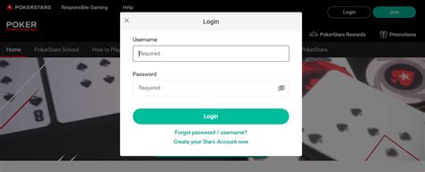 Pokerstars Casino Login
