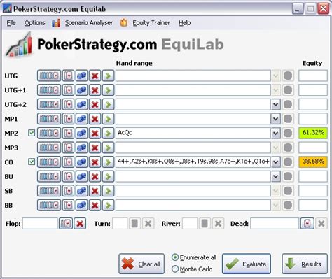 Pokerstrategy Equilab Holdem
