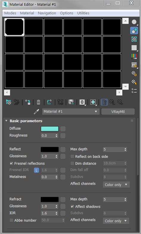 Preto Material Slots 3ds Max