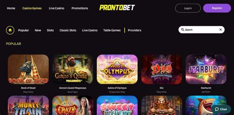 Prontobet Casino Login