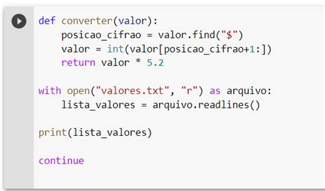 Python Sinal De Fenda Exemplo