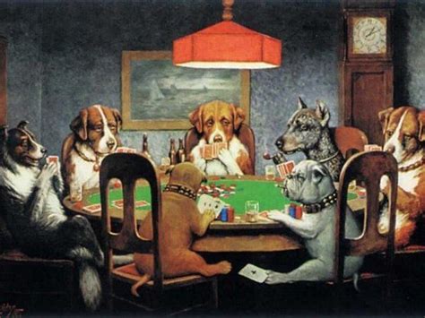 Quien Pinto Los Perros Jugando Poker
