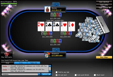 Rede 888 Poker Quartos