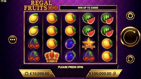 Regal Fruits 100 888 Casino