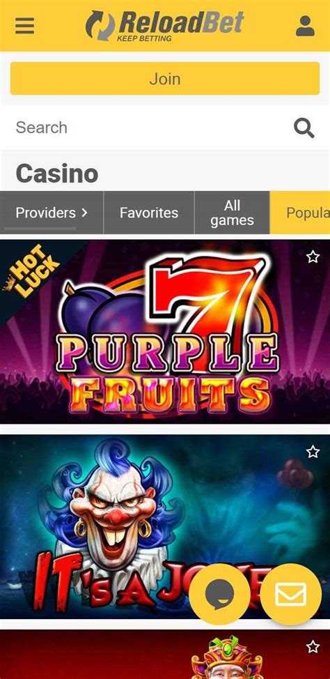 Reloadbet Casino Download