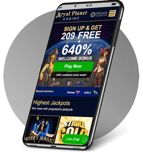 Royal Planet Casino Mobile