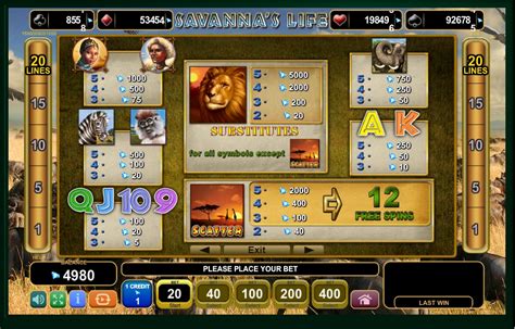 Savanna S Life Slot - Play Online