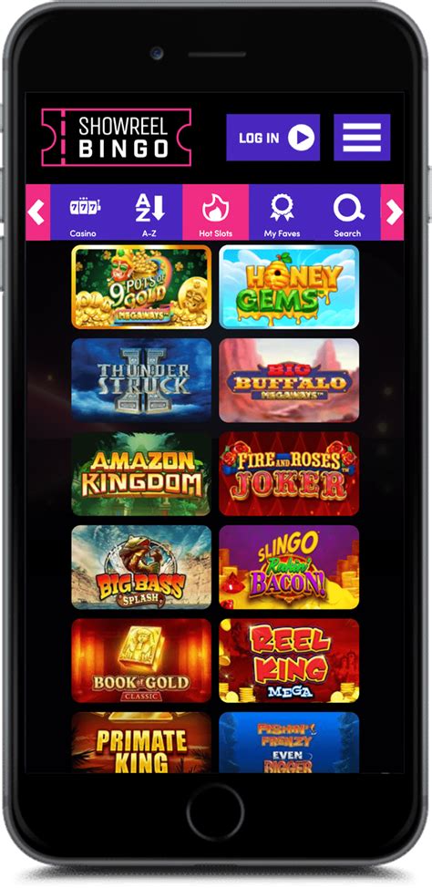 Showreel Bingo Casino Mobile