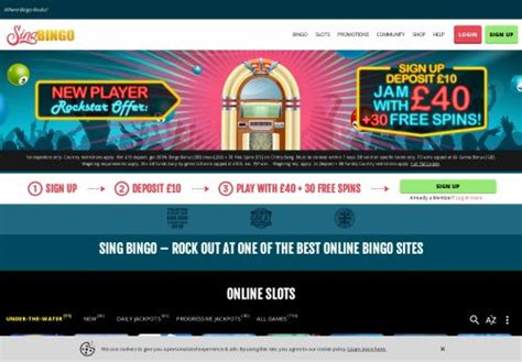 Sing Bingo Casino Login